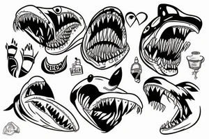 Jaws tattoo idea