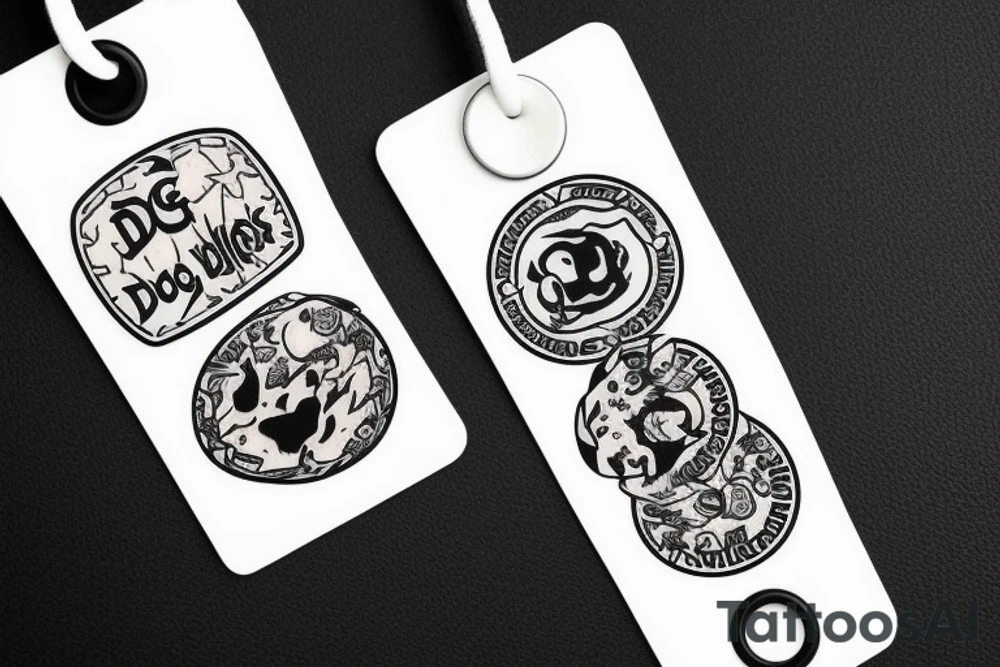 Dogtag tattoo idea