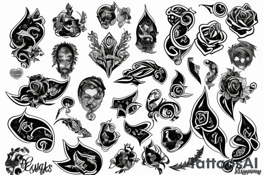 Erkennungsmarken mit 5 Namen tattoo idea