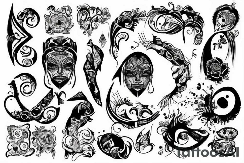 Erkennungsmarken mit 5 Namen tattoo idea