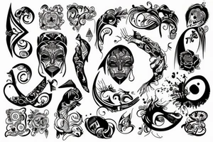 Erkennungsmarken mit 5 Namen tattoo idea