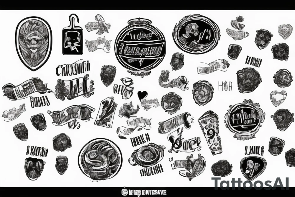 Nameserver tattoo mit dogtag tattoo idea