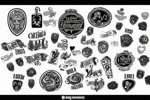 Nameserver tattoo mit dogtag tattoo idea