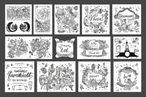 Familienhaus mit fünf namen tattoo idea