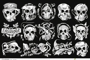 Militär Erkennungsmarke tattoo idea