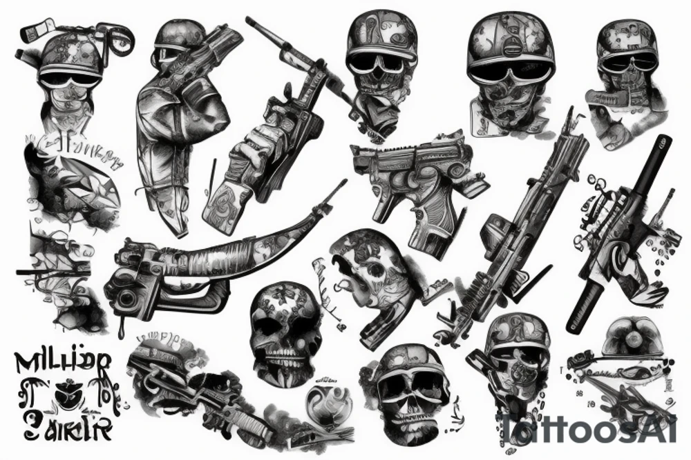 Militär tattoo idea