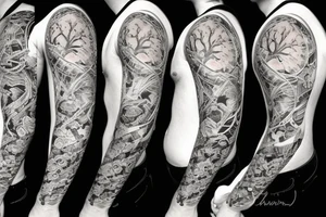FAMILY TREE CLOUDS tattoo idea