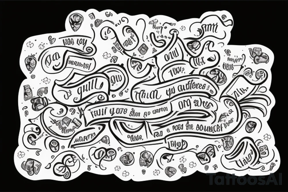 FAMILY TREE CLOUDS tattoo idea