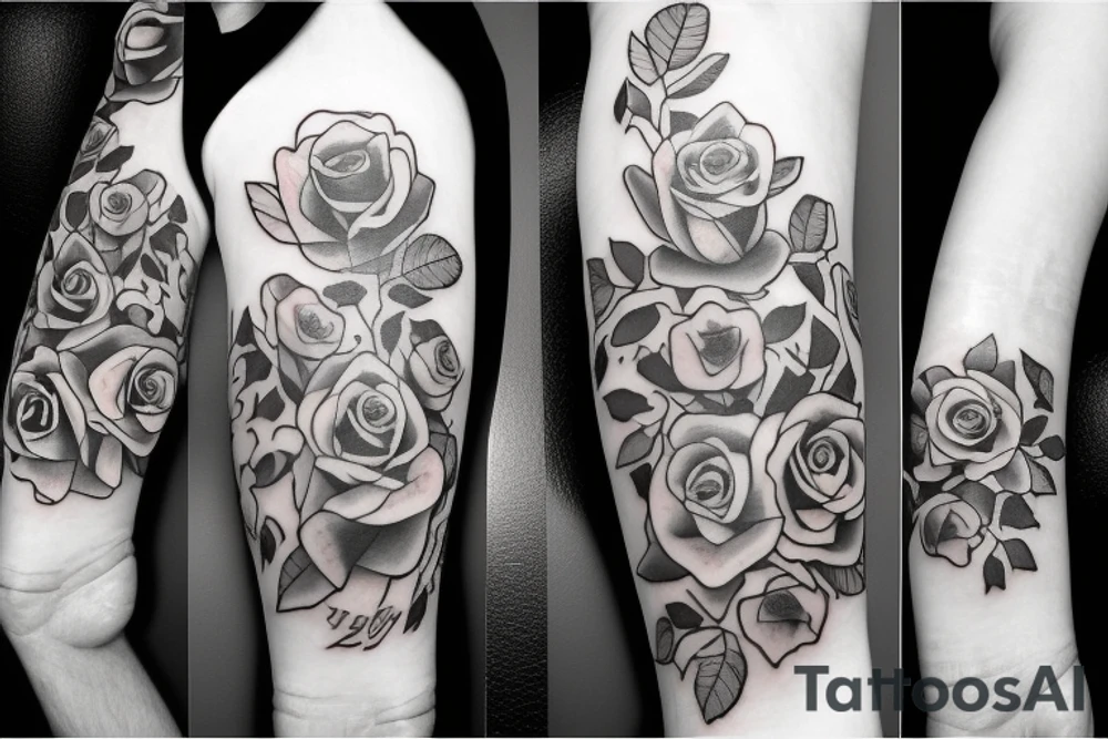 FAMILY TREE WITH NAMES 
ROSES 
CLOUDS tattoo idea