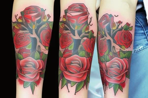 FAMILY TREE WITH NAMES 
ROSES 
CLOUDS tattoo idea