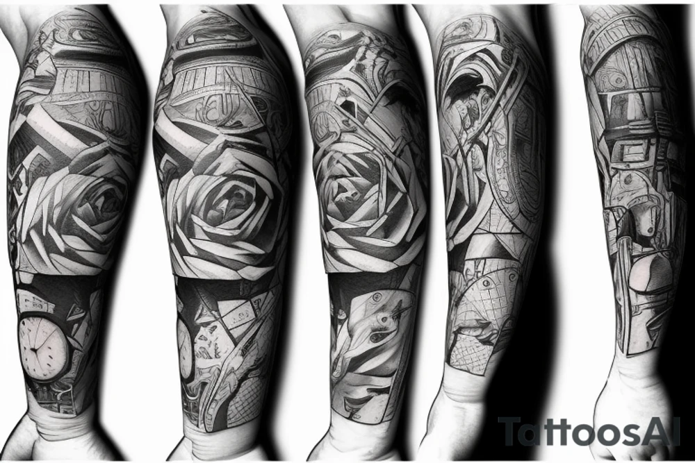 a skateboard tattoo idea