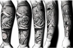 a skateboard tattoo idea