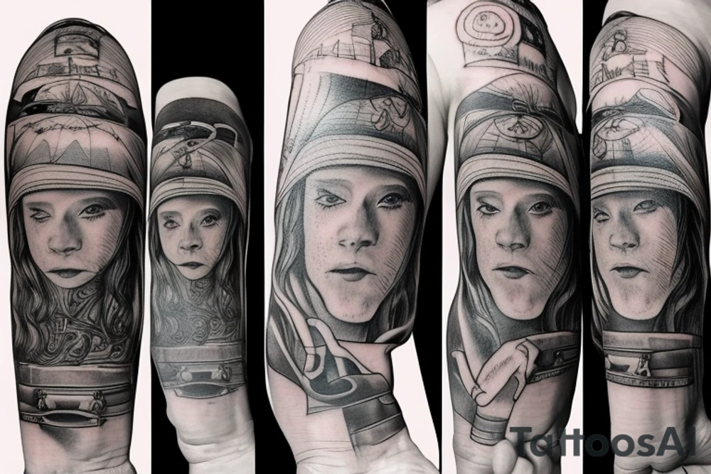 a skateboard tattoo idea