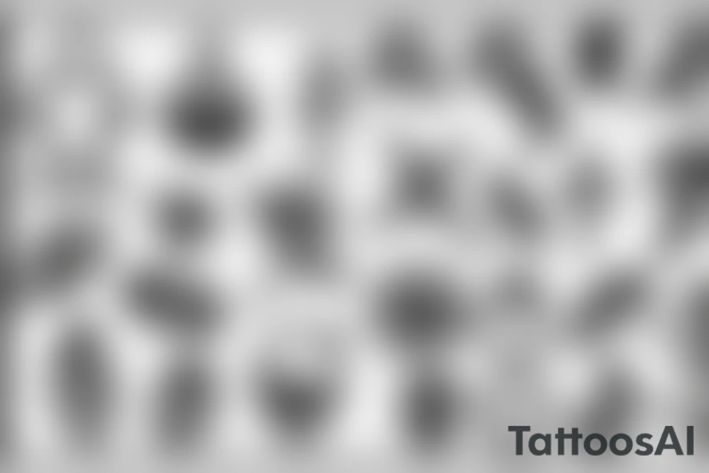 Stick figure family tattoo idea