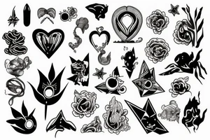 dopamine drawing tattoo idea