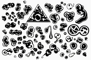 Chemical dopamine drawing tattoo idea