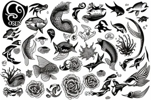 Ocean tattoo idea