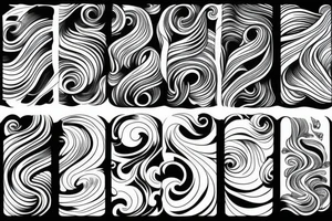 ocean wave tattoo idea