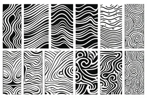 ocean wave small tattoo idea
