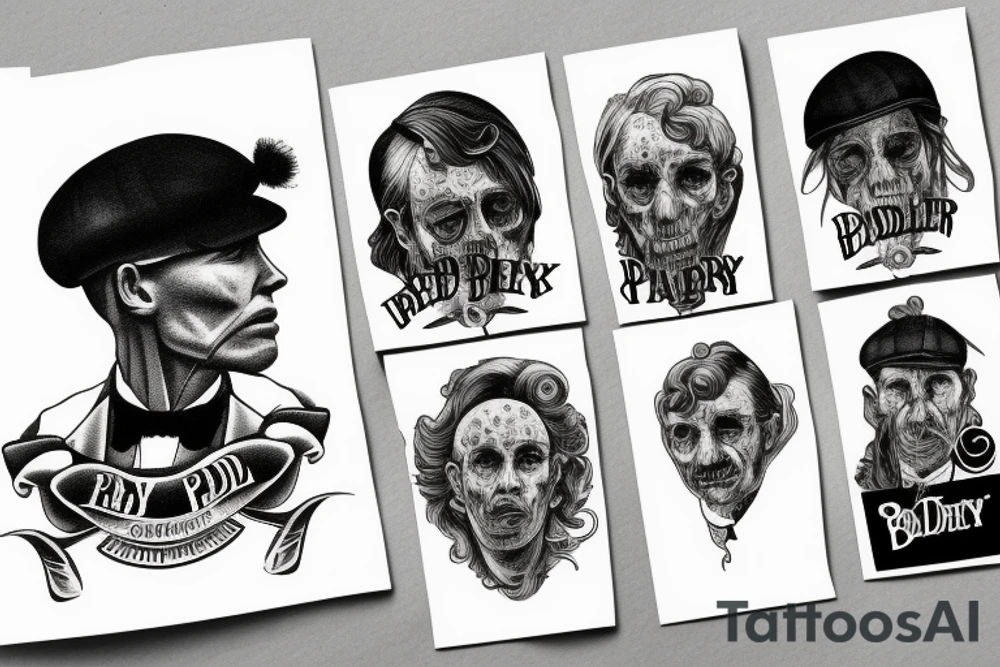 Peaky blinders tattoo idea