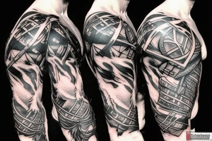 Kratos with his axe tattoo idea