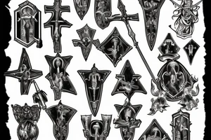 holy Crusader tattoo idea