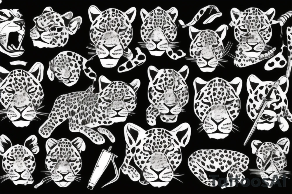 Leopard tattoo idea