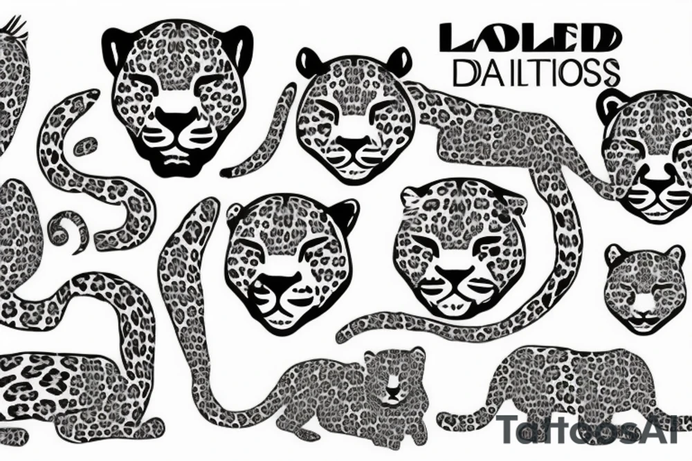 Leopard tattoo idea