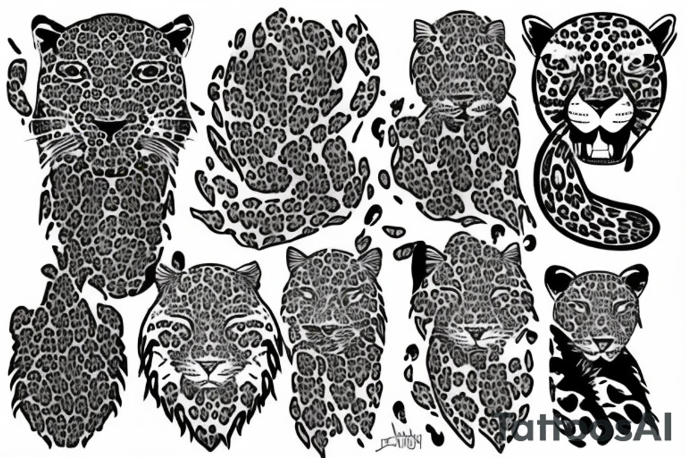 Leopard tattoo idea