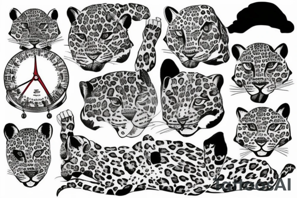 Leopard tattoo idea