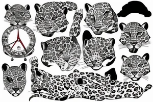 Leopard tattoo idea