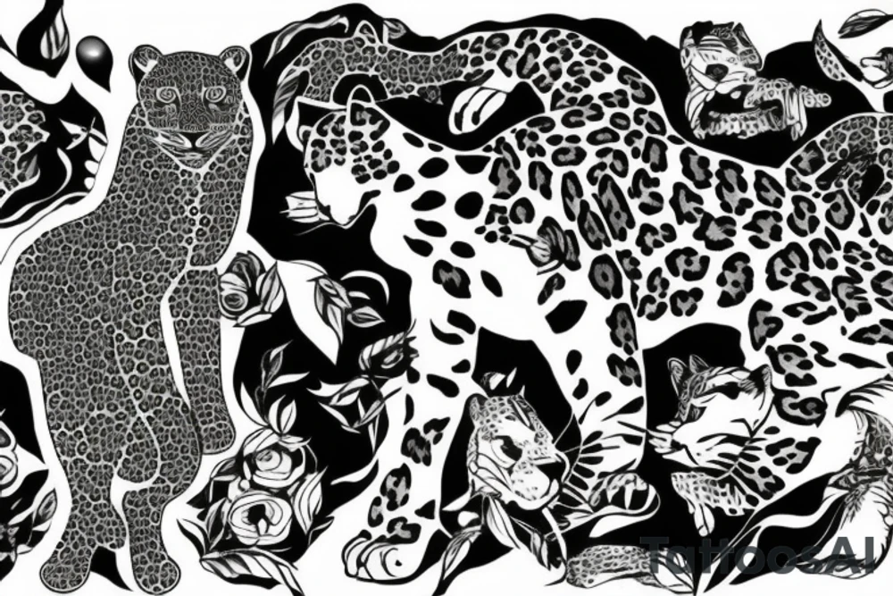 Leopard tattoo idea