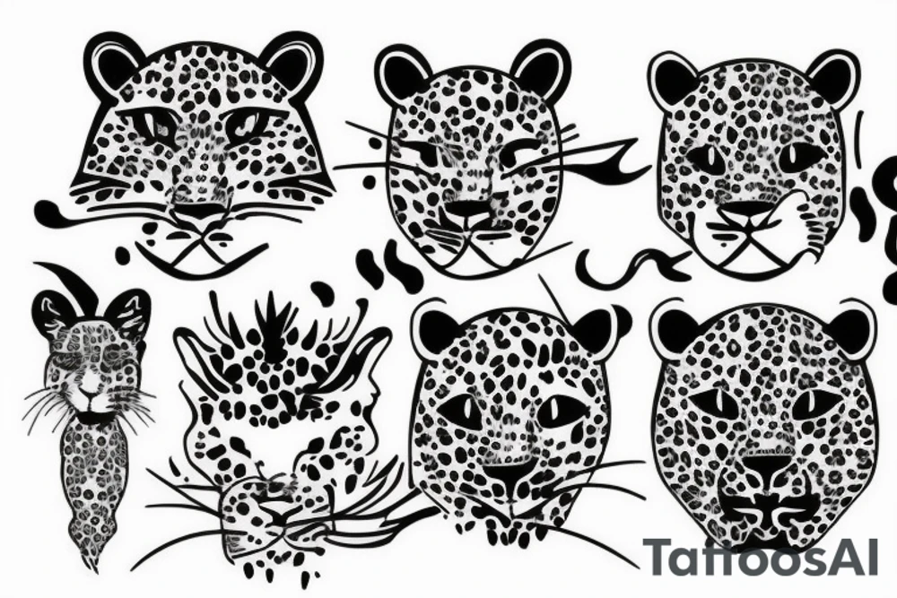 Leopard tattoo idea