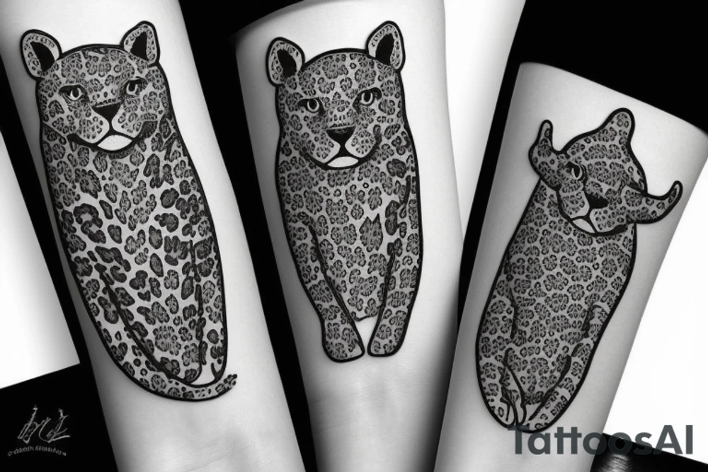 Leopard tattoo idea