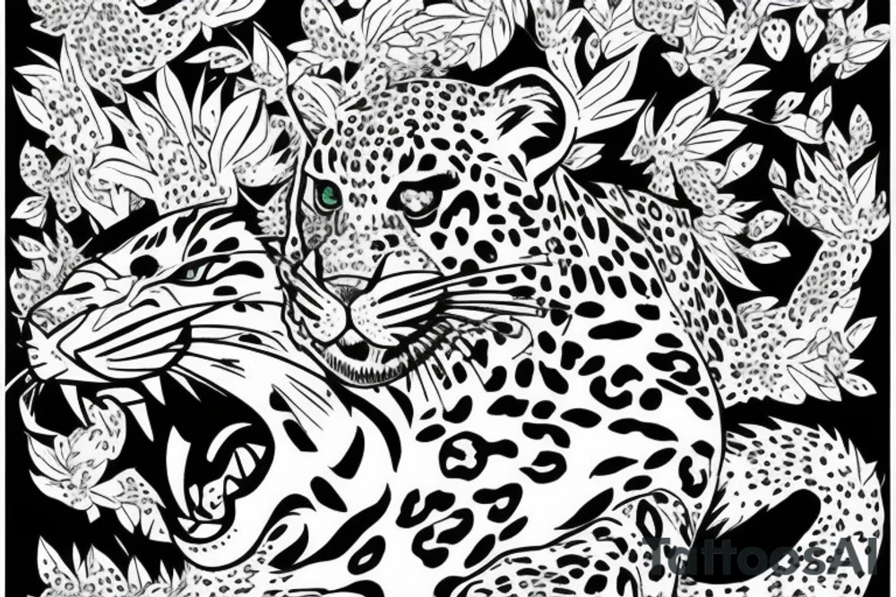 Leopard tattoo idea