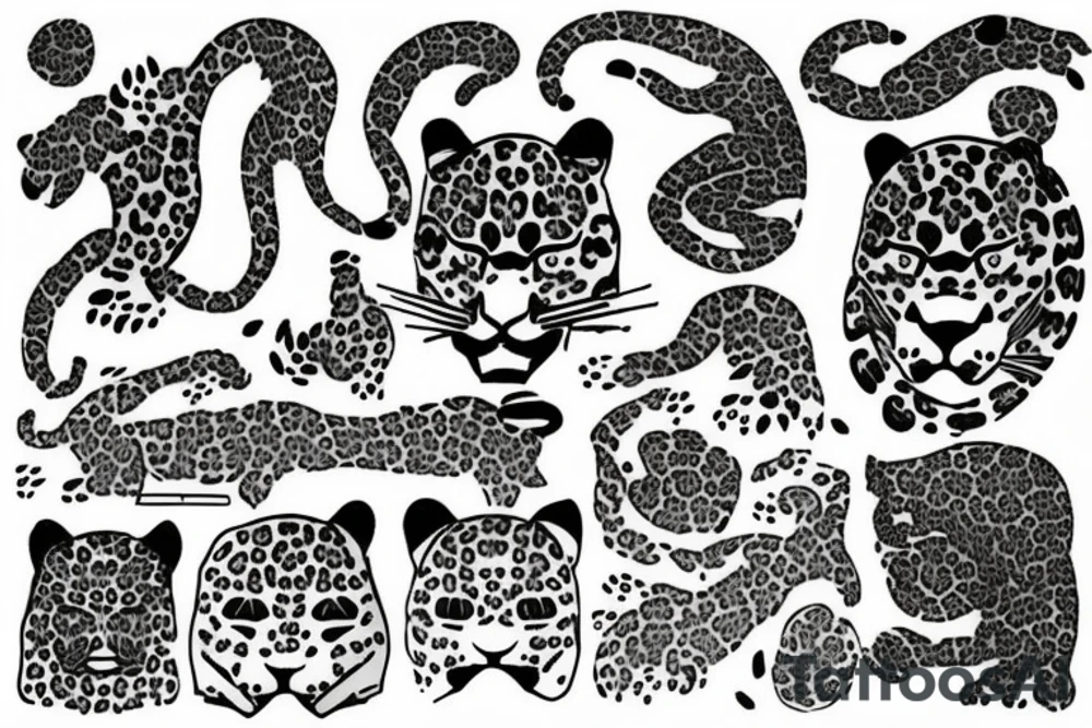 Leopard tattoo idea