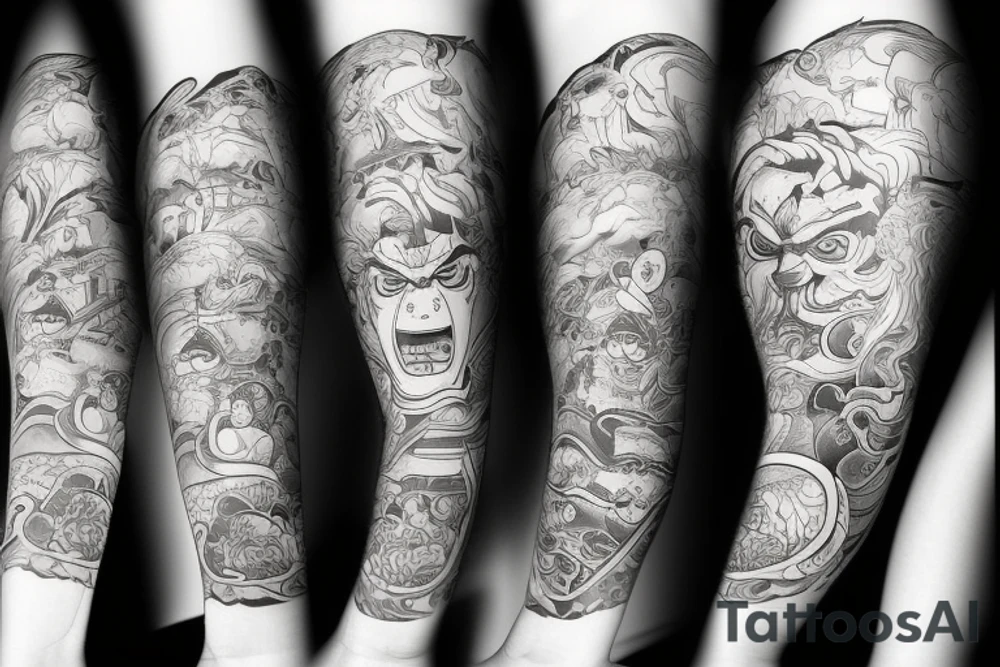 Ginger tiger tattoo idea