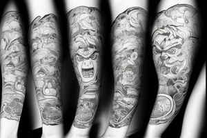 Ginger tiger tattoo idea