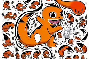 charmander from pokemon tattoo idea