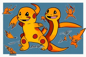 charmander from pokemon tattoo idea