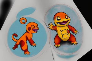 charmander from pokemon tattoo idea