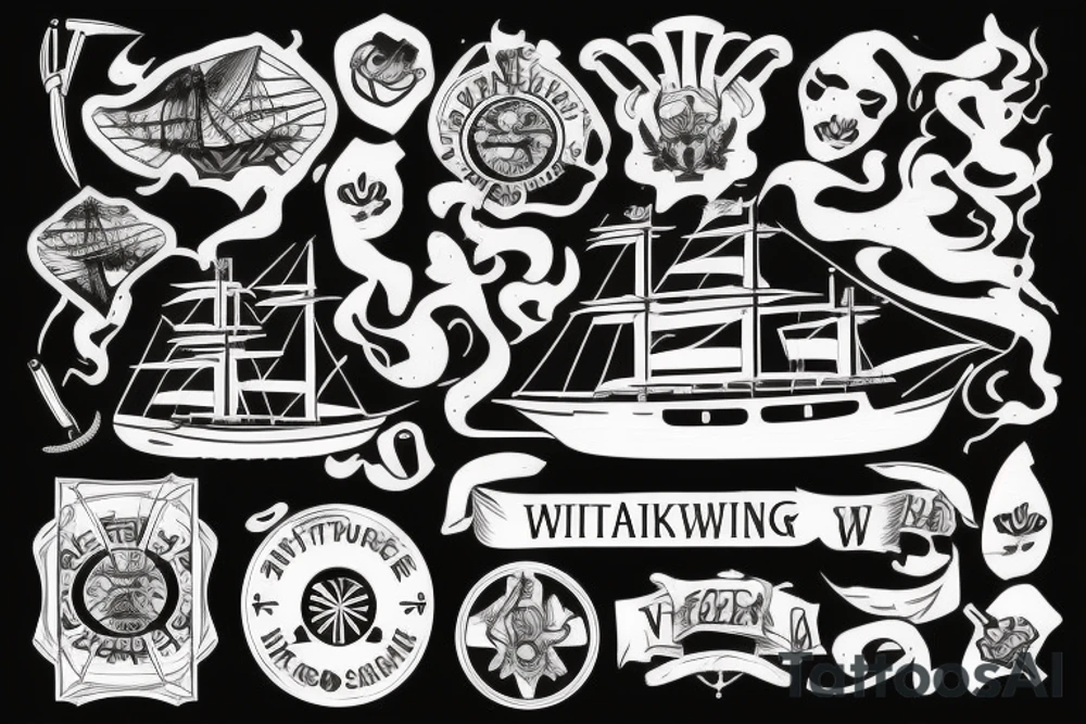 Wikingerschiffe tattoo idea