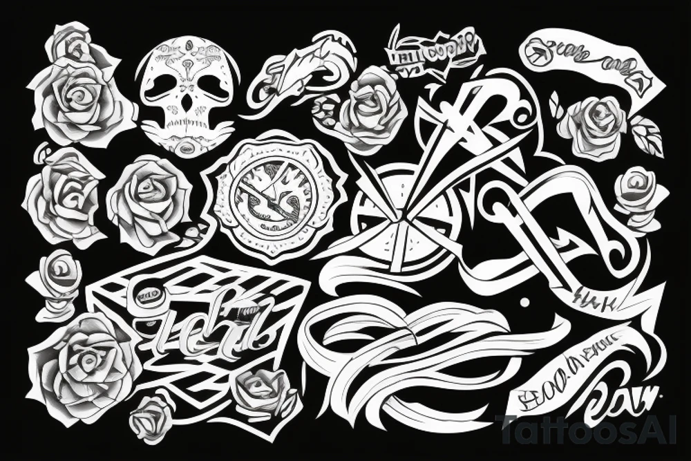 Something with shadows and cool tattoo idea