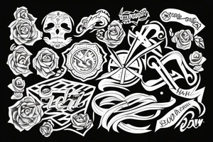 Something with shadows and cool tattoo idea