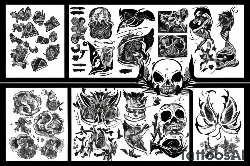 Something with shadows and cool tattoo idea