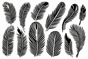 Feather tattoo idea