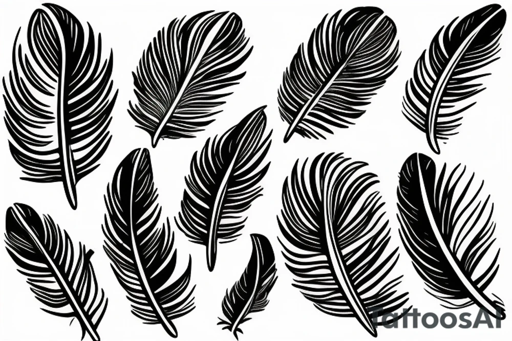 Feather tattoo idea