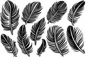 Feather tattoo idea