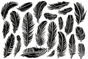 Feather tattoo idea