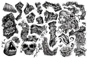 Upset and Holding the crumbling world together tattoo idea
